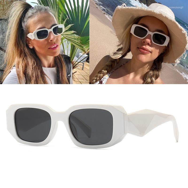 

Sunglasses 2023 Modern Personality Irregular Square Narrow Fashion Men Women Retro Design Sun Glasses