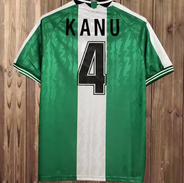 

Retro Soccer Jerseys 1994 1996 1998 Vintage FINIDI Retro OKOCHA KANU OKORO OKECHUKWU DAYO OJO AMOKACHI IKPEBA kits men shirt Maillots de football jersey, 94 away okocha 10