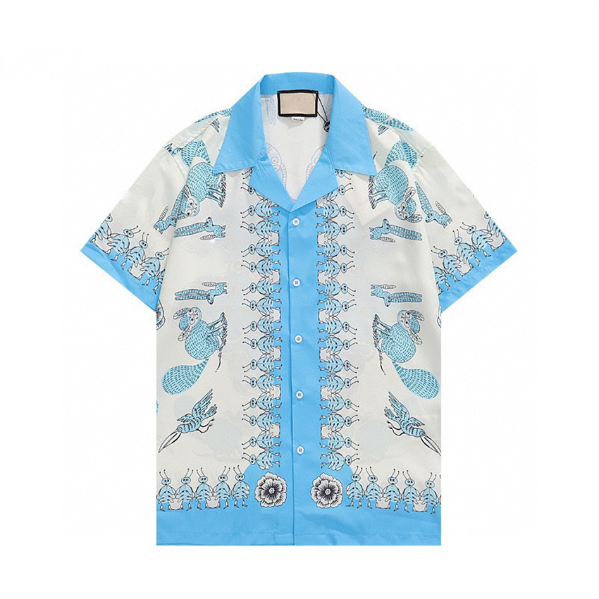 

Men Designer Shirts Summer Shoort Sleeve Casual Shirts Fashion Loose Polos Beach Style Breathable Tshirts Tees Clothing #034