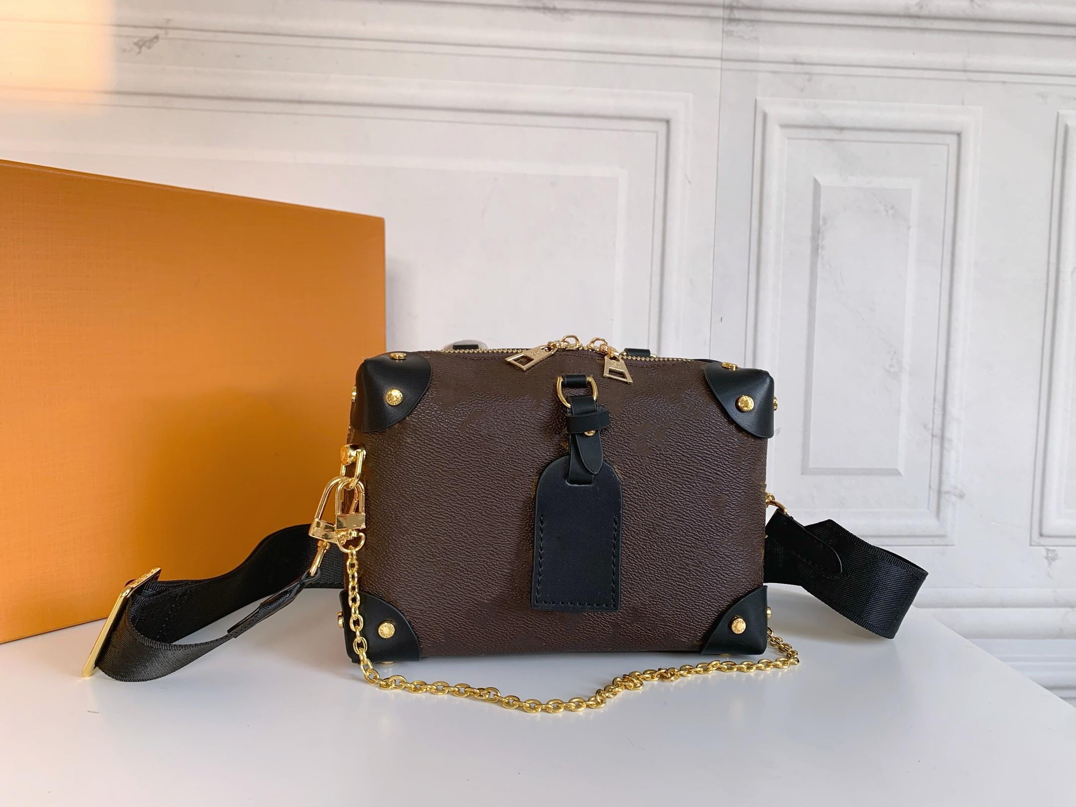 

Luxury women men Fashion designer bag PETITE MALLE SOUPLE shoulder bags ladies handbags full leather black tote bags handbag embossed wallet purse backpack, Custom