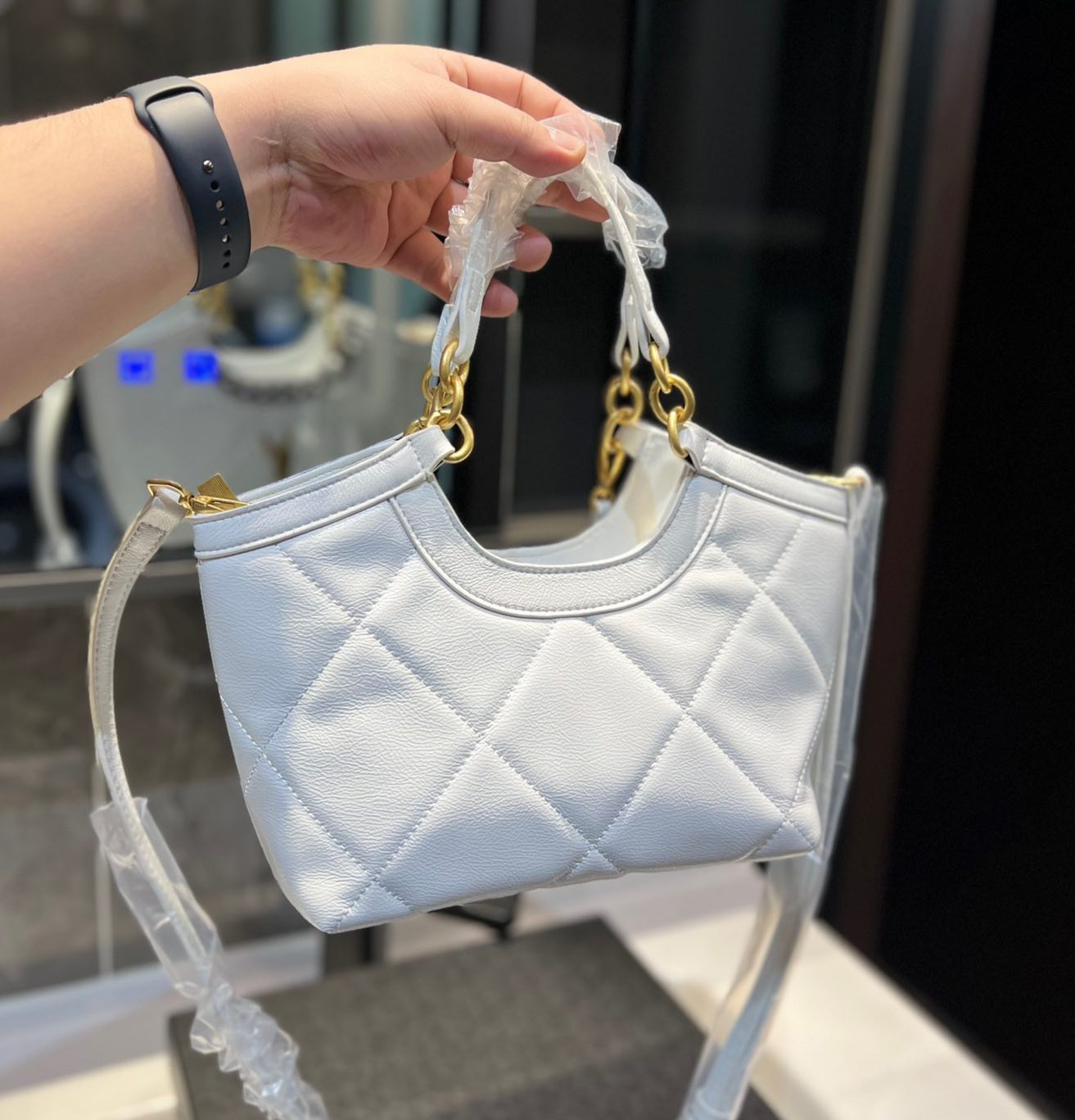 Femmes cross body Mini designer chaîne sous les bras Sacs Mode Sac à bandoulière motif de lettre classique Sac à main 5A top texture lady Purse