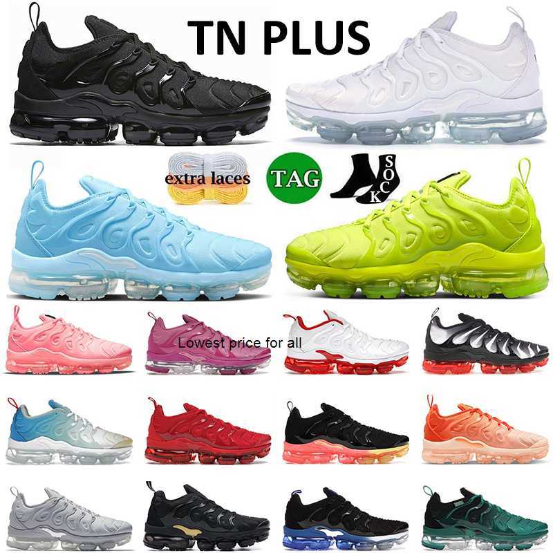 

Tn plus Men Women running shoes vapor maxes Tennis Ball University Blue Triple Black Coquettish Purple Dhgates Cherry tns max maxs trainers, 1 36-47