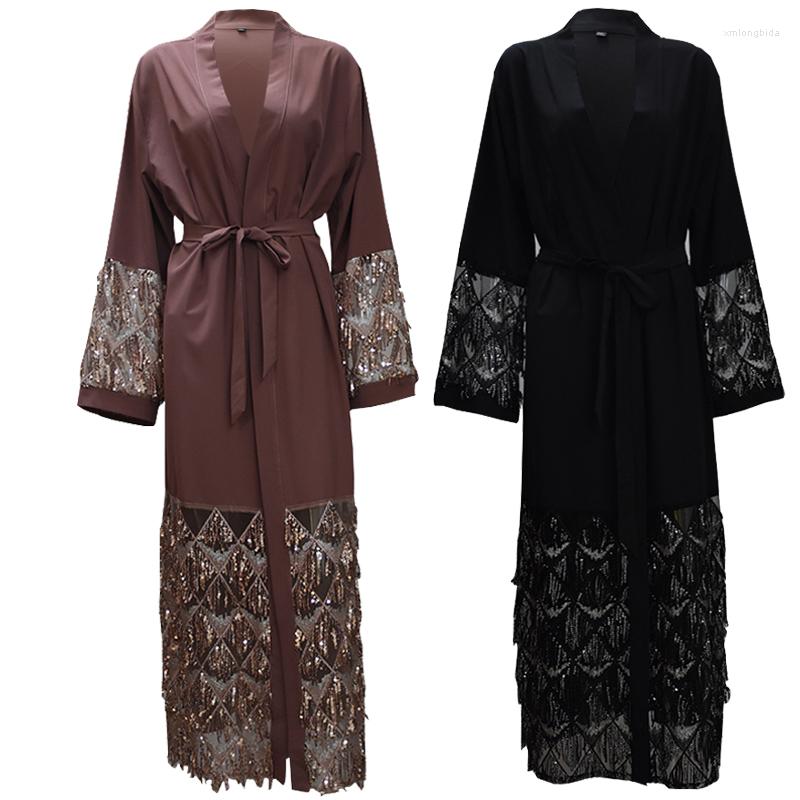 

Ethnic Clothing Abayas For Women Muslim Fashion Hijab Dress Jilbab Kaftan Abaya Dubai Turkey Kimono Cardigan Robe Femme Plus Size Islam