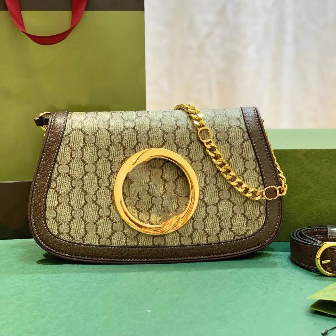 

Fashion Designers Bags Women Men Leather Backpack Woman Waist Bag Dune Round Interlocking Luxurys Bag Blondie Shoulder Ophidia Handbag Crossbody Bags Sacoche, 22*13*5cm g