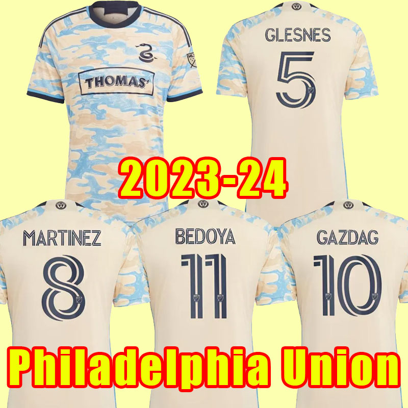 

2023 2024 fans player version Philadelphia Soccer Jerseys Union 23 24 MLS Bedoya Przybylko Uniform Mens home away Martinez Santos KIT Football shirt uniforms