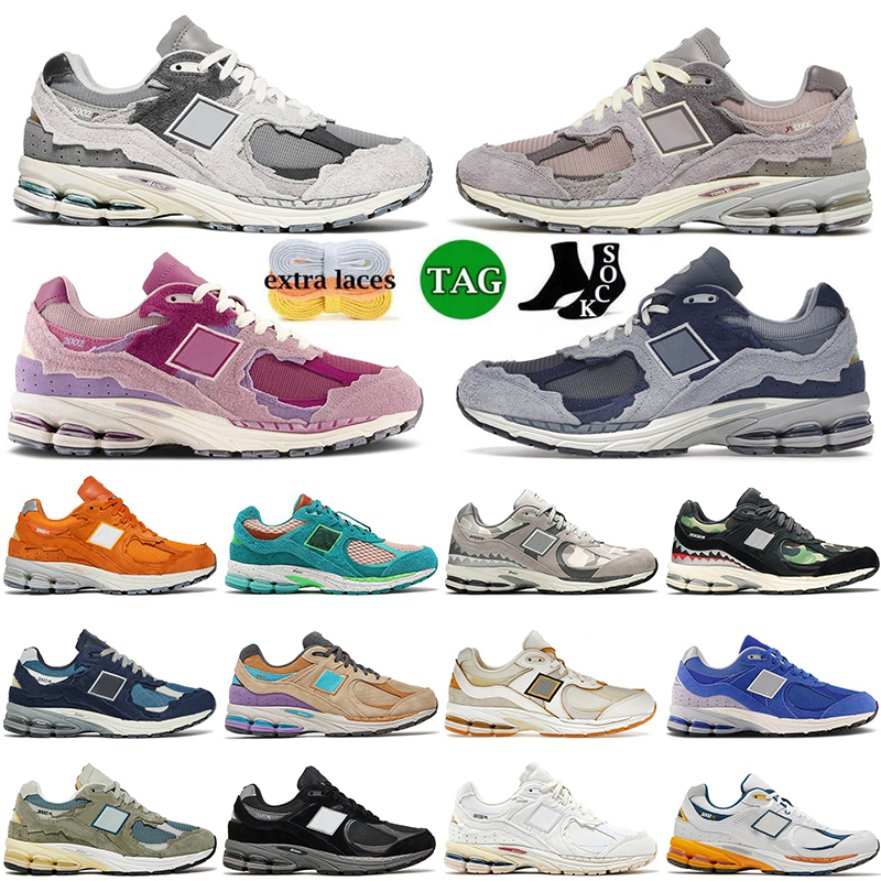 

2002R B2002R Designer Shoes Mens Women Protection Pack Pink Phantom Luxury Triple S Black White Rain Cloud Sea Salt Sail Bowling Basement Casual OG Sneakers, Item.6 36-45