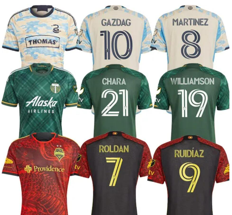 

fan 2023 Philadelphia Union soccer jerseys SEATTLE SOUNDERS PORLAND GAZDAG TIMBERS BEDOYA MARTINEZ GLESNES away jersey football shirt WILLIAMSON MORENO