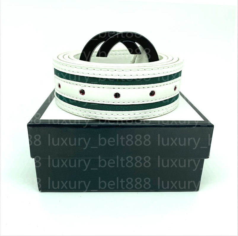 

Designer Belt Fashion luxury plaid presbyopia striped leather men's and women's belts 3.8cm wide with box AAA, Belt+box