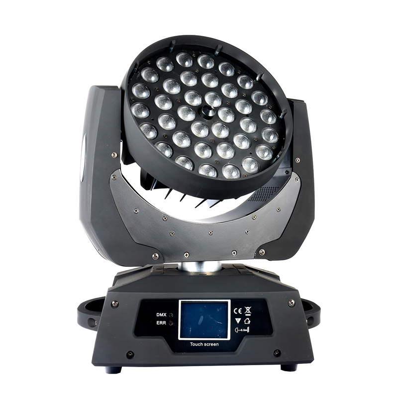 

High quality DJ Lighting 36x10W 4 in 1 Zoom DMX RGBW LED Moving Head Washing Light