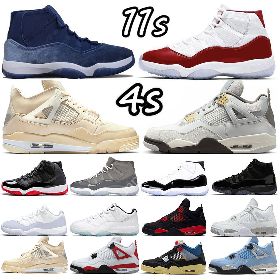 

11s Sail 11 Mens Basketball Shoes Sneakers Photon Dust space jam Cherry Cool Grey Concord Gamma University Blue Fire Red Oreo Bred Black Cat