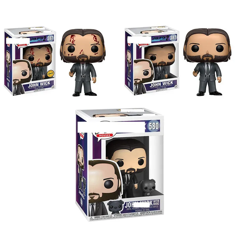 

new figures funko pop rush to kill John Wick more different styles figure model, Multicolor