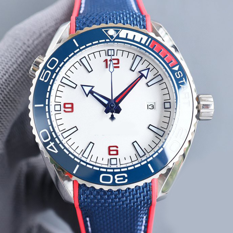 

Designer Dhgate Mens Watches 43.5MM Automatic Mechanical Outdoor Watch SEAMA Stainless Steel STER Rotatable Bezel Luminous waterproof Montre De Luxe watches STER