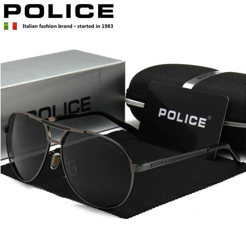 

Sunglasses Luxury Brand POLICE Driving Sunglasses Men Polarized Chameleon Discoloration Sun glasses for men UV400 8481 R230222