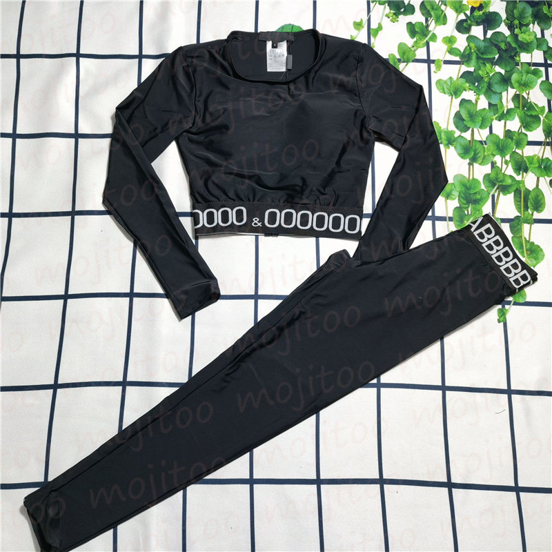 

Yoga Outfits Designer Print Womens Tops Leggings Tracksuits Outdoor Fitness Tshirts Tights Sports Suits Running, #1