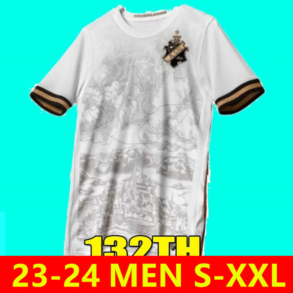 

2023 AIK Solna 132-year SOCCER jerseys special FISCHER HUSSEIN OTIENO GUIDETTI HALITI history 23 24 jersey football shirts, 132th