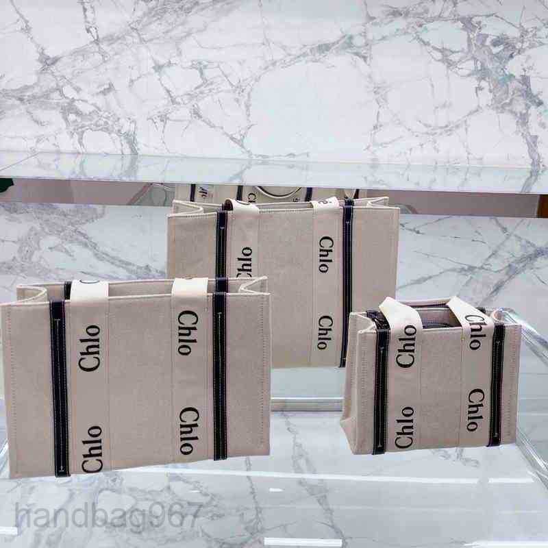 

Handbag Hands Woody outlet Cloe Bags Women's Designer Tote Bag 2023 Large Capacity Foreign Style Tote Portable Shopping Fashion Shoulder GC38, Black