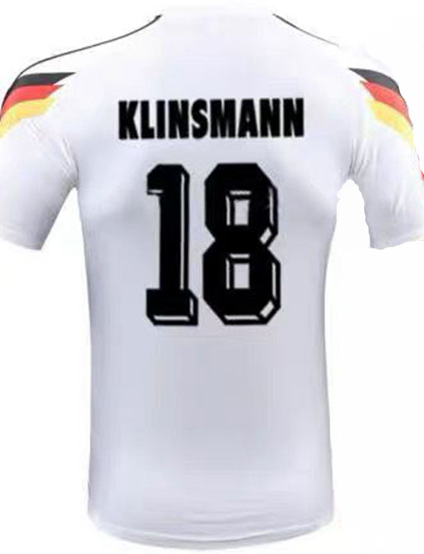 

1988 1990 1992 2006 retro soccer jerseys ALEMANIA vintage KLINSMANN VOLLER Moller GOTZE MATTHAUS camisa maillot kits men Maillots de football jersey, 90 home klinsmann
