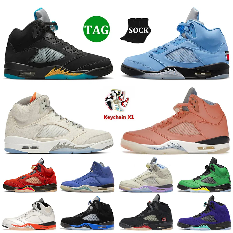 

Basketball Shoes Jumpman Retro 5 Craft UNC Aqua 5s DJ Khaled We The Bests Crimson Bliss On Mars Cloud Off Black Muslin White Sail Racer Blue Trainers Sneakers, D6 alternate grape 40-47