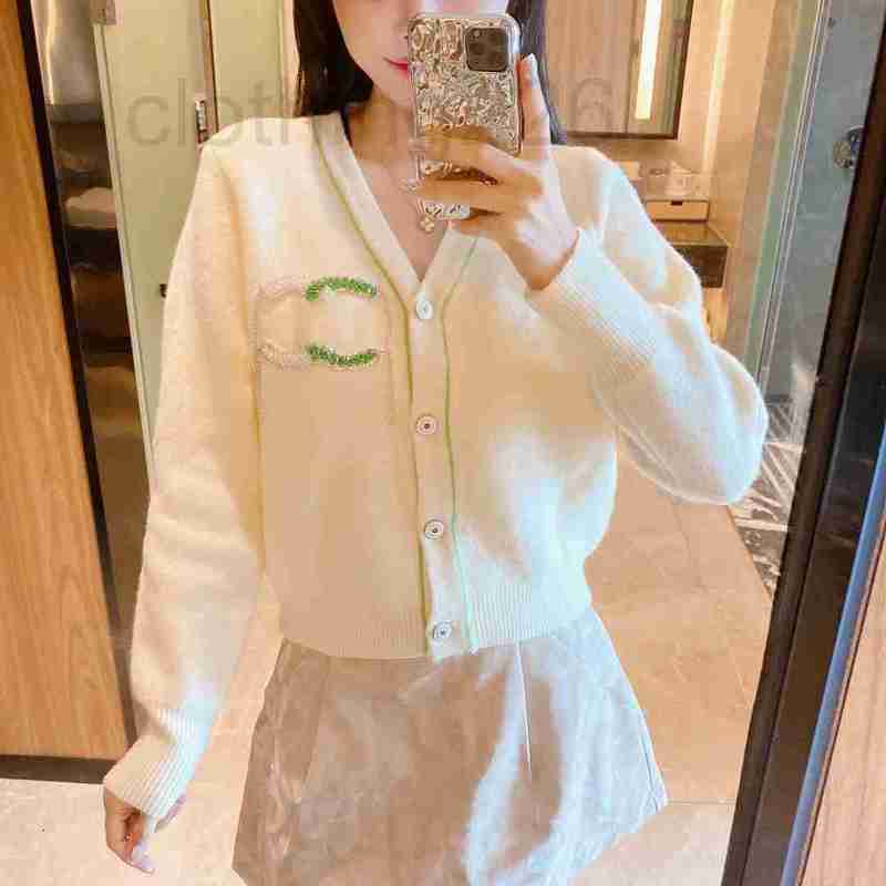 

designer Sweater Jacket Woman Designer Sweaters Womens Round neck Stripe Knitted Long Sleeved Cardigan Fashion Casual Knitwear Shirts, White