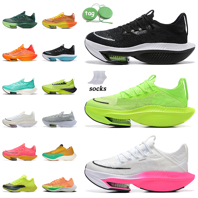 

WITH BOX Designer New 2023 Zooms alpha fly next 2 running shoes black Prototype Dark Green Total Orange Atomknit vaporfly Pegasus Tempo men women Zoomx sports sneaker, A12 black blue 36-45
