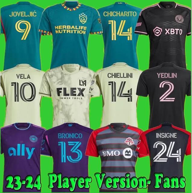 

INSIGNE Toronto FC 2023 2024 LA Galaxy soccer jerseys Charlotte Cincinnati LAFC BALE CHIELLINI Fuchs Inter BECKHAM Miami Los 22 23 champions Angeles football shirt, 23/24