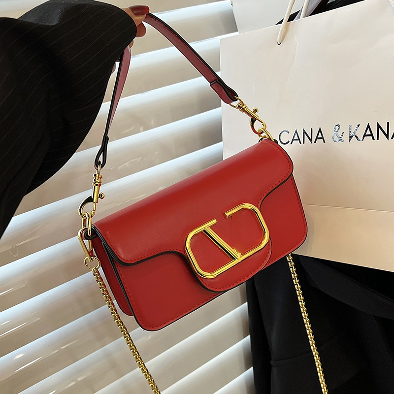 

Leather Handbag Chain Bag Women Luxurys Fashion Designers Bags Female Vale Lerrer Classic Girl Handbags, Pink