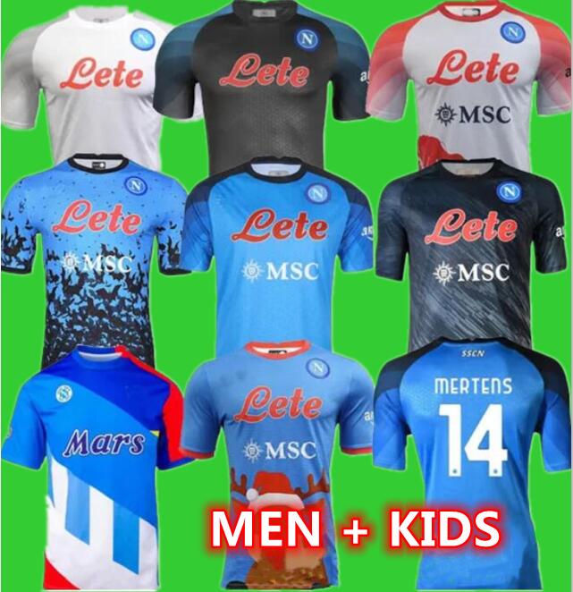 

22 23 SSC Napoli Soccer Jerseys HALLOWEEN Simeone LOZANO OSIMHEN Christmas LIMITED EDITION Football Shirts Valentine's KVARATSKHELIA 2022 ANGUISSA ZIELINSKI