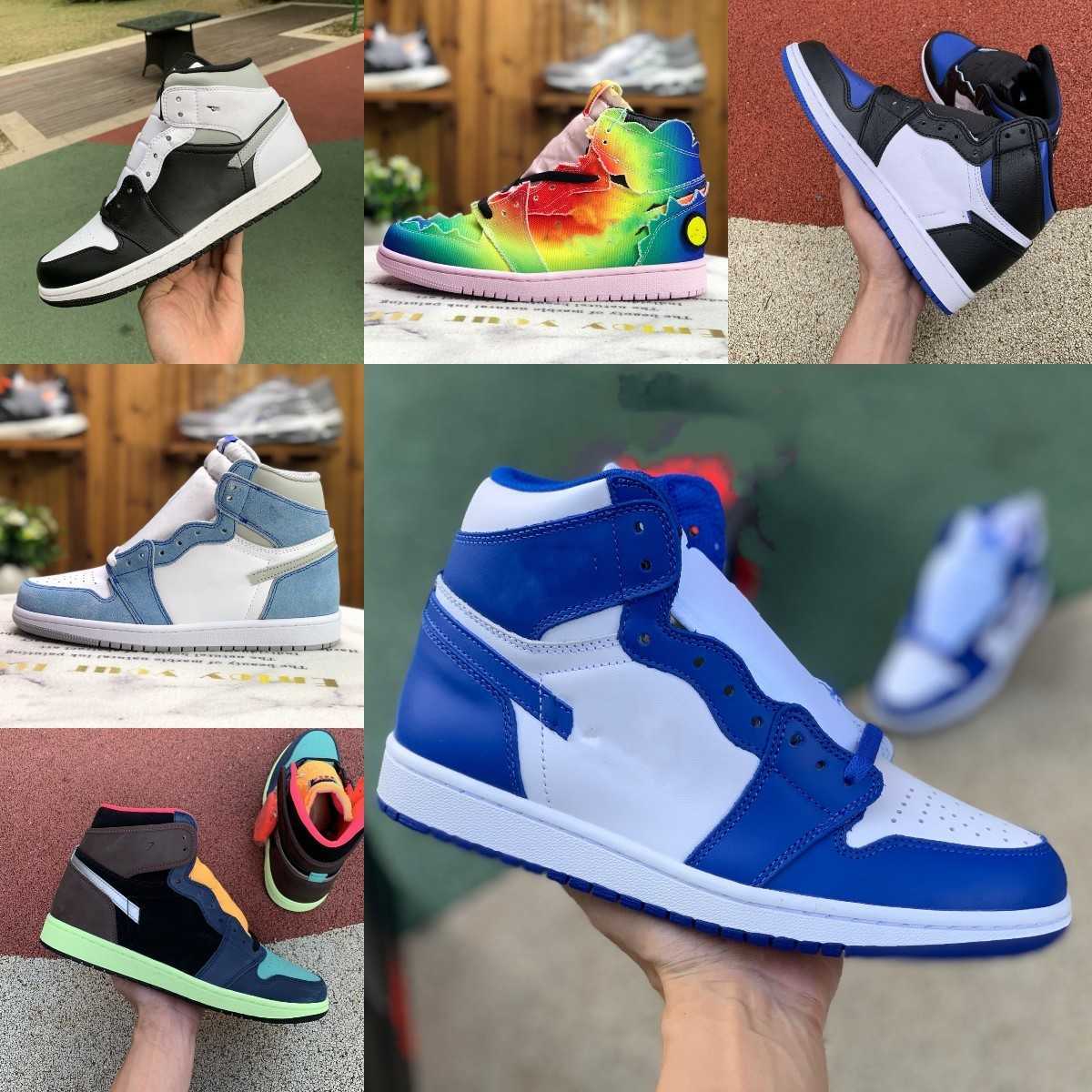 

2023 Men Women Designer Casual Shoes Jumpman 1 1s High Og Crimson Tint Chicago Light Smoke Grey Shadow Obsidian Rookie Of The Year Bred Toe Green Court Purple, Shua