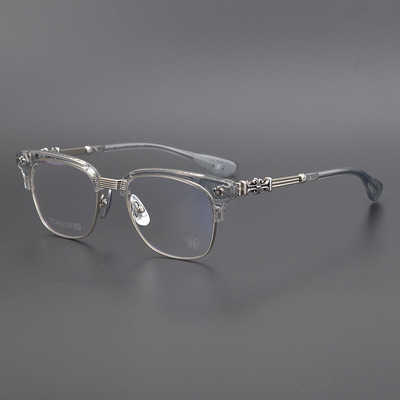 

Ch Cross Sunglasses Frames Designer Luxury Heart Men Eyeglass Pure Titanium Gold Glasses Plate Myopia Chromes Women Brand N3p2