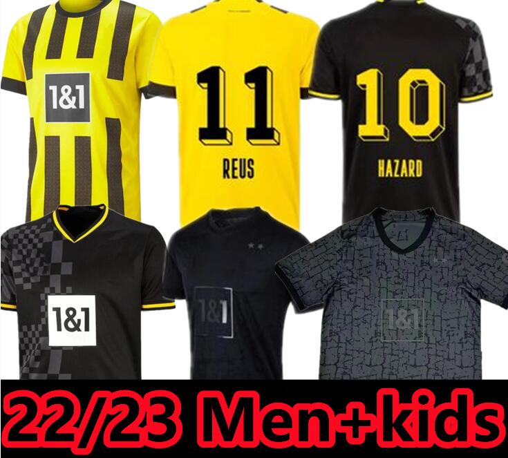 

Dortmund 22/23/24 Soccer Jerseys Borussia KAMARA 2023 2024 Black Football Jersey REUS BELLINGHAM HUMMELS REYNA WITSEL BRANDT Men's Kids' Equipment maillot de foot, Adult