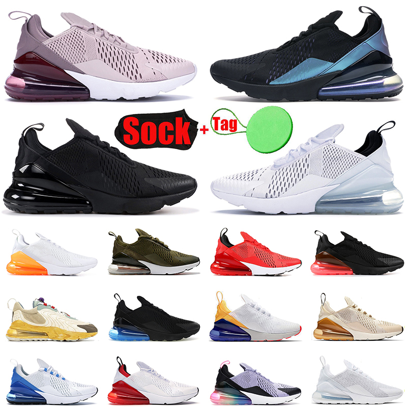 

270 270s max running shoes des chaussure dhgate men women University Blue Black Volt Core Triple White Rainbow Grape Medium Olive Air Maxs 27C trainer sneakers, B12 betrue 36-45