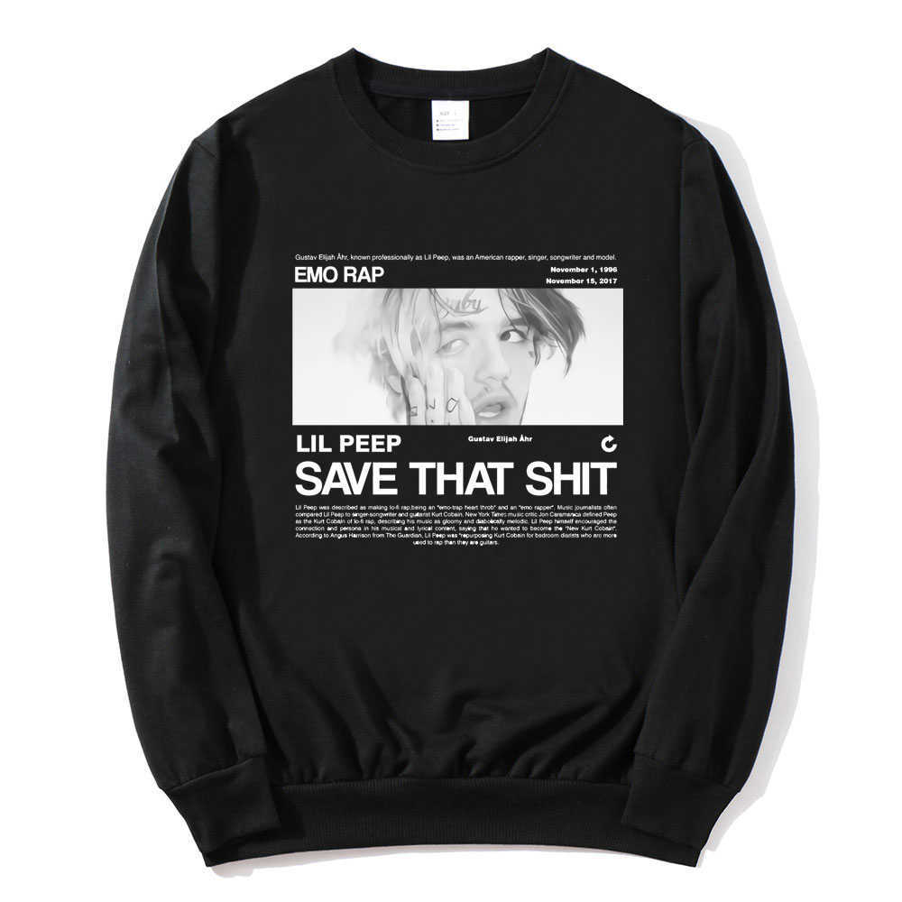 

Men' Hoodies Sweatshirts New Arrival Lil Peep Casual Cotton Oversized Sportswear Print Unisex All-match Comfortable Sweatshirt Anime Streetwear Harajuku L230222, Gary