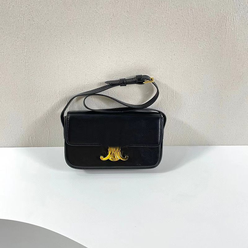 2023 Fashion luxurys designer bag leather handbag triomphe arch armpit bag classic adjustable women's shoulder crossbody bags