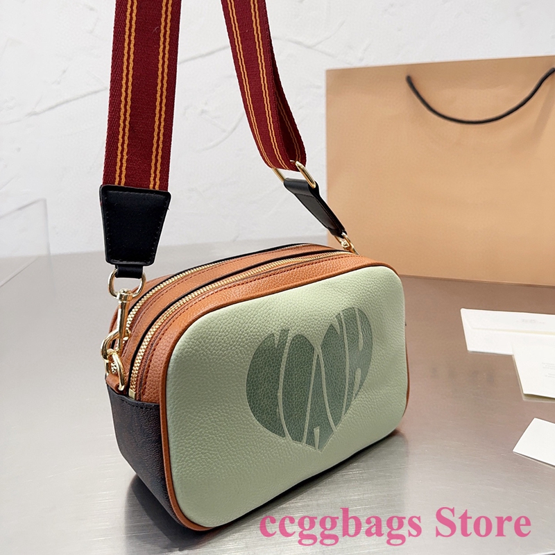 

Designer Bags Heart Crossbody Shoulder Bag For Women Men Casual Cross Body Luxury Fashion Ladies The Totes Wallet Purses Green Brown, 03