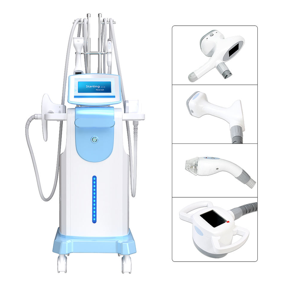 Professional Cavitation Vacuum RF Slimming Beauty Equipment 40K Radio Frequency Infrared Auto Roller Cellulite Removal Body Slimming Skin Tightening