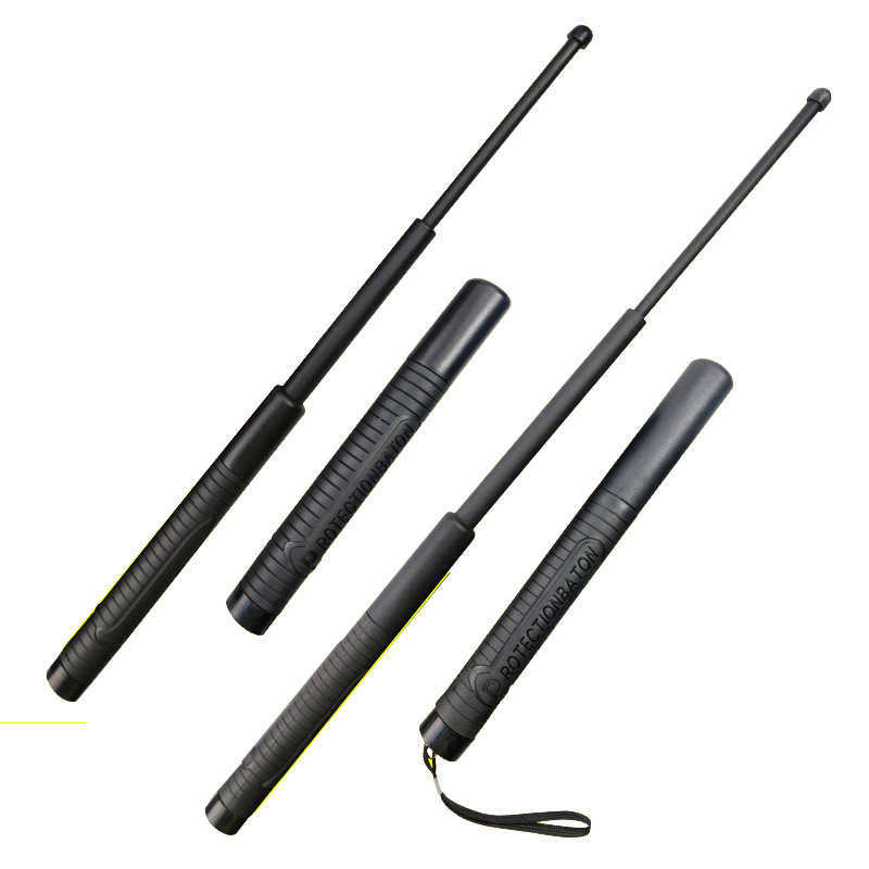 

Three Section Telescopic Stick Multi Legal Functional Lengthened Mini Self Defense Mechanical Lift Roll Whip 62 Cm JLN6