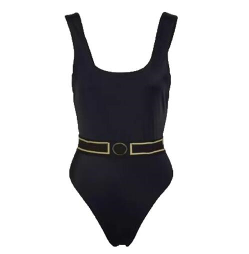 

Womens Designer Swimsuits One Piece Swimwear Shoulder Push Up Bathing Suits For Vacation Party, Beige