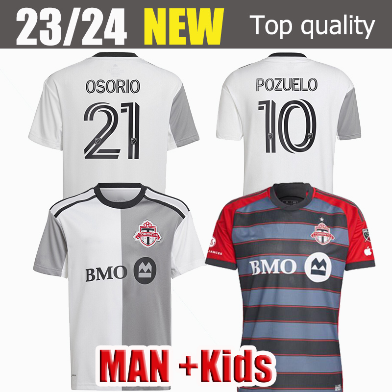 

Player Version 2022 2023 Toronto FC soccer Jerseys Insigne Pozuelo 22 23 home away camisetas Bradley ALTIDORE AKINOLA OSORIO NELSON SALCEDO football shirts uniform