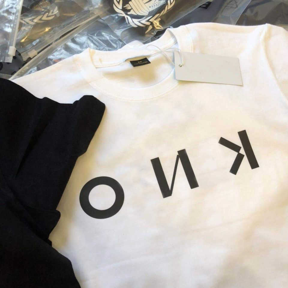

Designer t Shirt Kenz Men's Summer New Short-sleeved Printed Eye Round-neck Couple T-shirt Pure Cotton White 2023