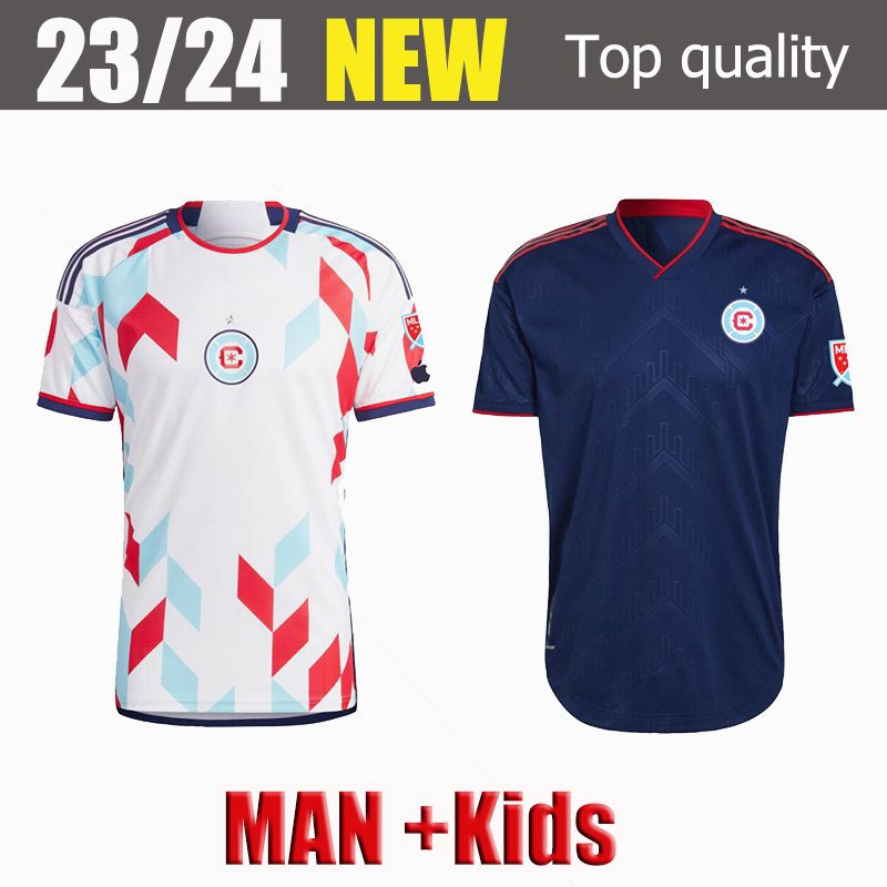 

2023 Chicago mls Fire soccer jerseys Gimenez 30 2023 GIMENEZ NAVARRO 31 PRZYBYLKO 11 SLONIN SHAQIRI jersey football shirts fan version