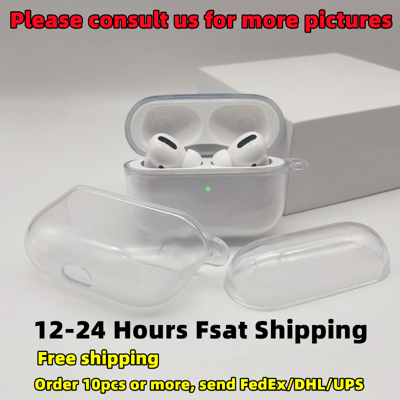 

For Airpods pro 2 airpod pros Headphone Accessories Bluetooth Headset TPU transparent protective cover airpods pro Earphone shell airpods 3 pro 2nd earphones cases