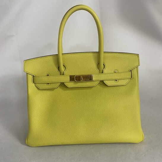 

Designer herms birkns 30 bag women's handbag goose egg button epsom carving, Tin gray silver buckle epsom leather r