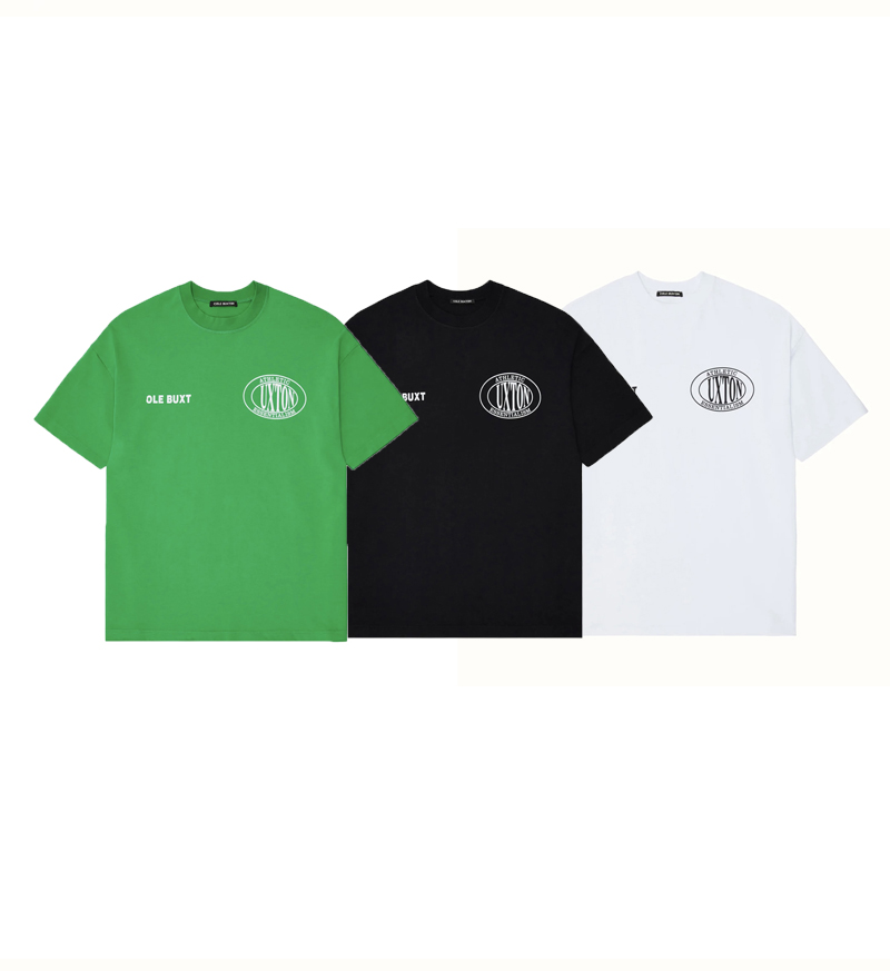 

23ss Spring Summer Tee Simple Vintage Print t shirt Men Women Fashion Street Casual cotton Tshirt, Black
