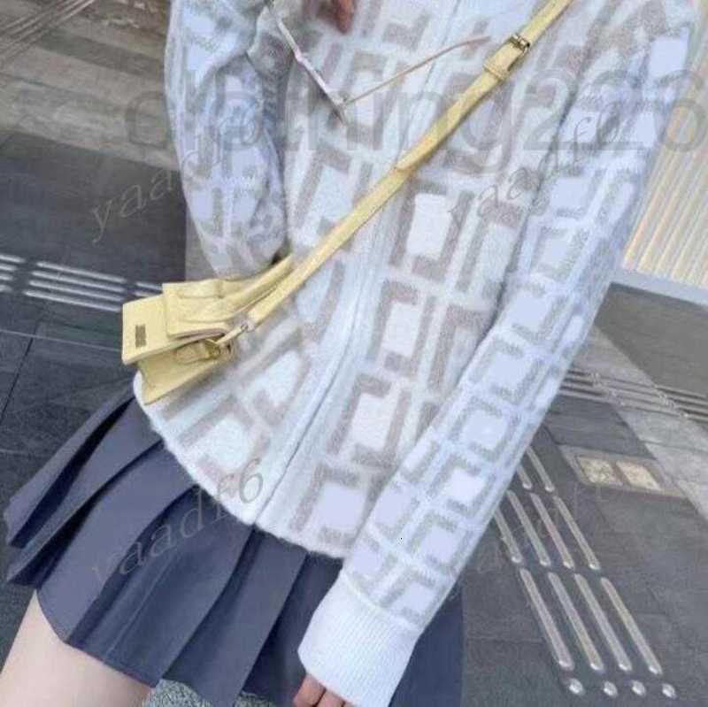

designer Autumn new original brand women' sweater classic printed letters cardigan zipper collar long sleeve cashmere top P5IH, 111