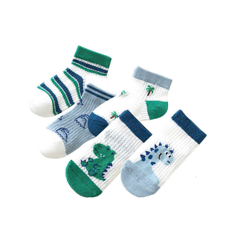 

Baby Socks Spring and Summer Cotton Socks Medium Socks Chil1en Socks Summer Thin Mesh Boys and Girls Socks, Cw - baby dinosaur