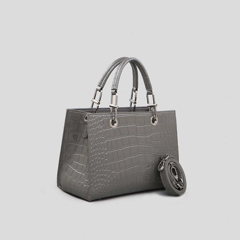 

Fashion Shoulder Bags Women High Quality women's leather large capacity Tote versatile single shoulder messenger bag women Outdoor Travel Handbags 49%off, Grey