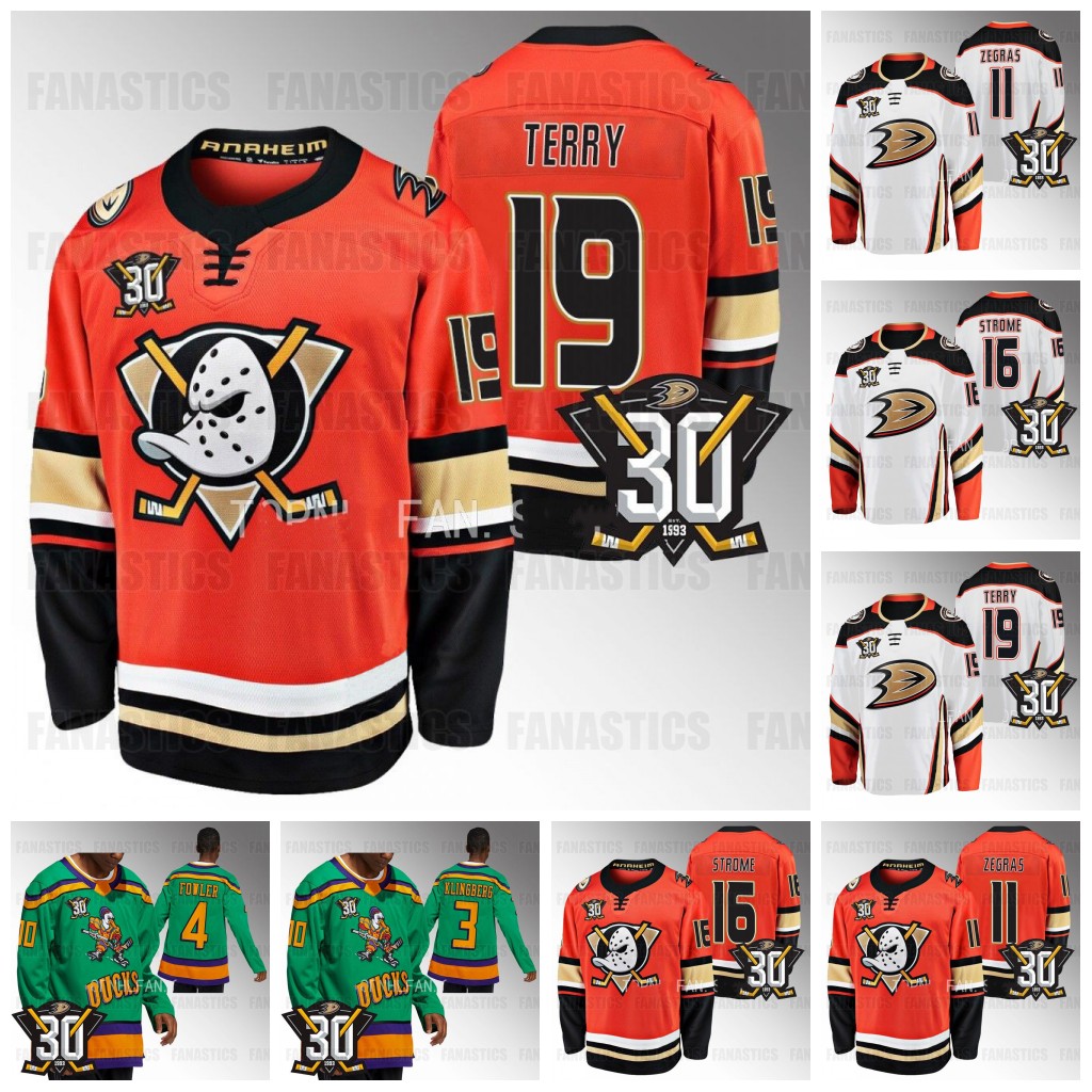 

Trevor Zegras 30th Anniversary Ducks Jerseys 2023 Troy Terry Mason McTavish Cam Fowler Isac Lundestrom Dmitry Kulikov John Klingberg Jackson LaCombe Anaheim, 2022-2023 reverse retro mens s-3xl