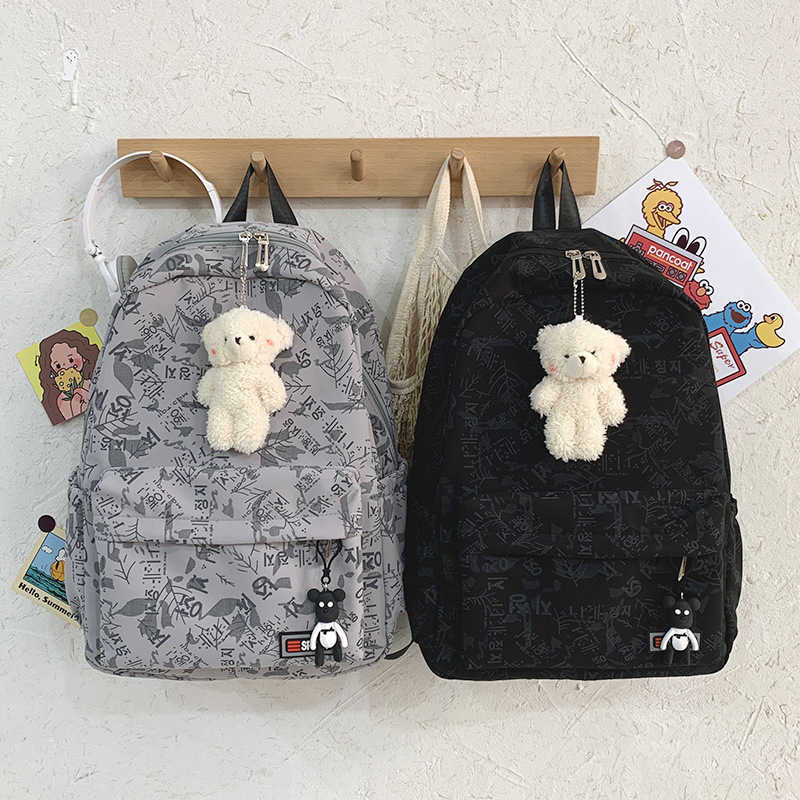 Sacs à dos Mode Enfants Impression Fleur Voyage Daypack Enfant En Plein Air Portable Adolescent Fille Enfants Floral Sac D'école T220919