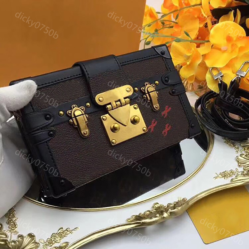 

Handbags Luxury Satchel designer crossbody satchel bag fashion leather satchel purse men lady purse messenger Shoulder Bag women tote classic clutch handbag Box, Brown check