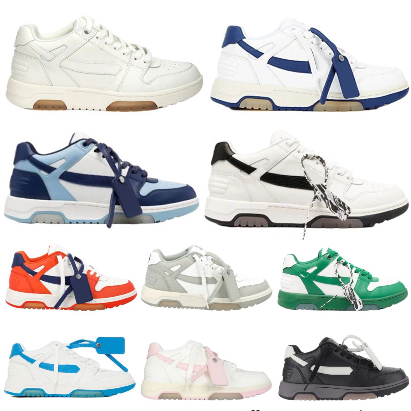 

Out of office casual shoes fashion designer basketball outdoor decoration arrow lace-up two-color stitching high street leather breathable thick-soled sneakers